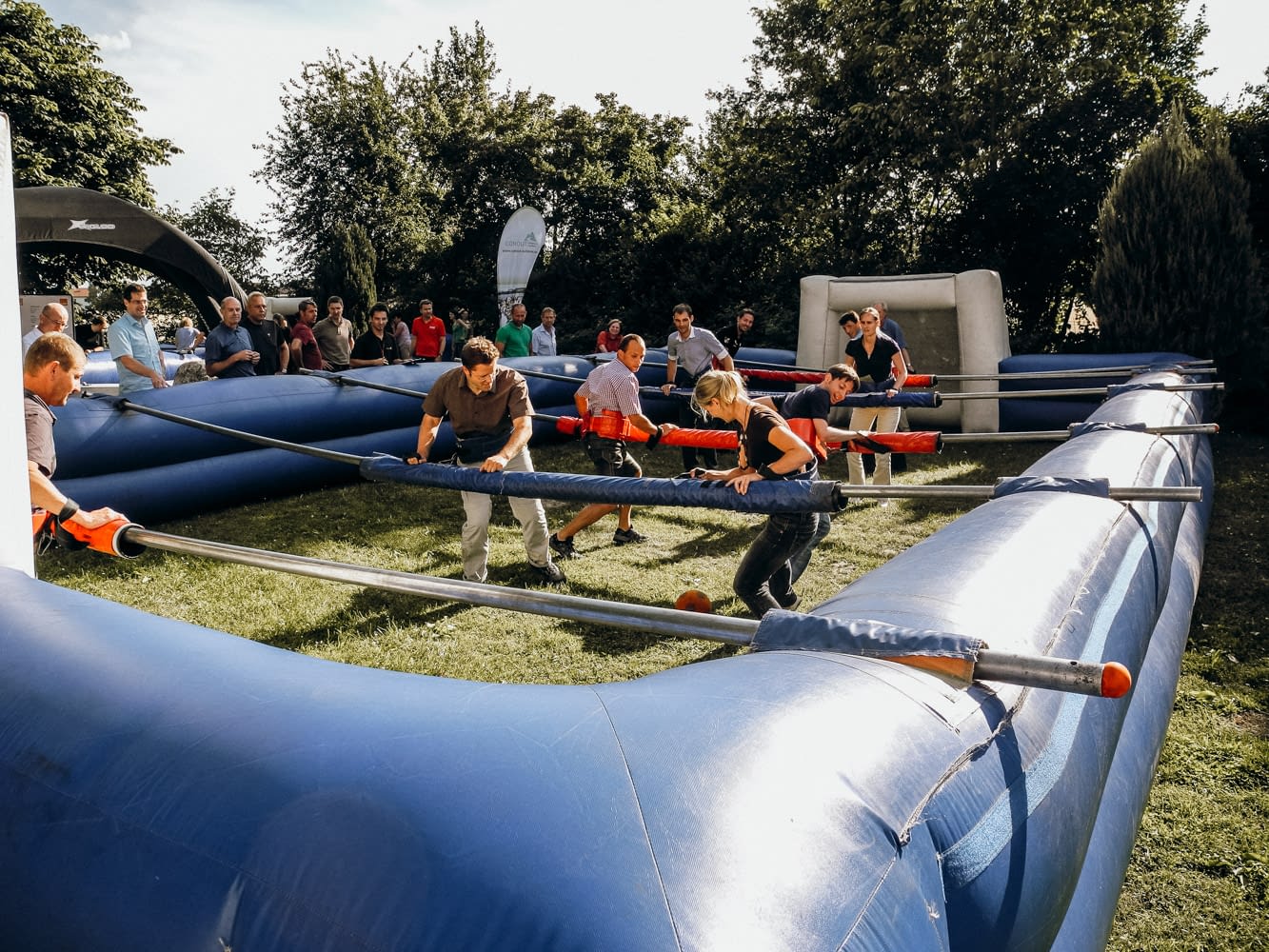 Human Table Soccer CONOUT Teambuilding Events